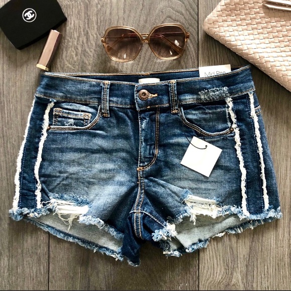 Sneak Peek Pants - 🥳 Just In!🥳 Distressed Shorts Dark Wash 💓🛍❣️